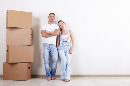 Man and van removal team helping with a local move in Brent