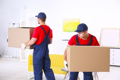 Professional movers planning a residential move in Brent
