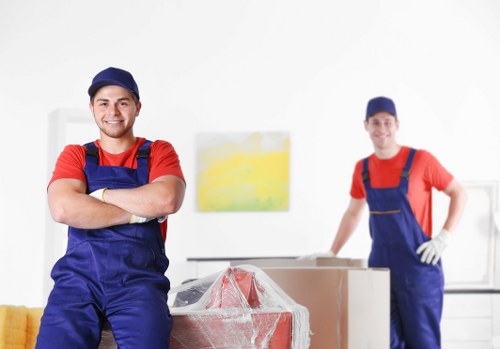 Customer raising a moving complaint in a professional setting