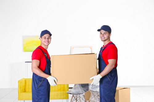 Brent removals van prepared for residential relocation