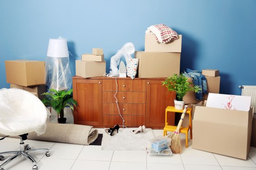 Careful handling of household items during a Brent move