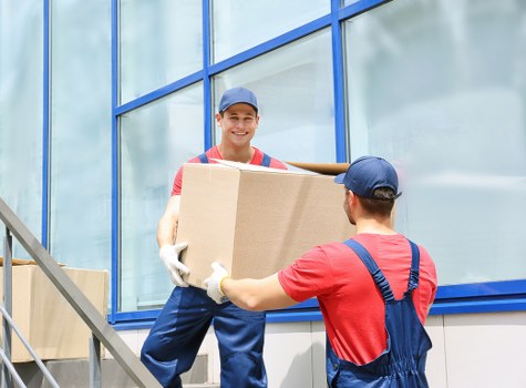 Brent movers using insurance-backed careful handling during a relocation