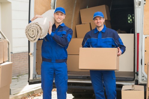 Office removal preparation for a business move in Brent