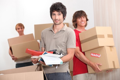 Unpacking support in a Brent apartment after relocation