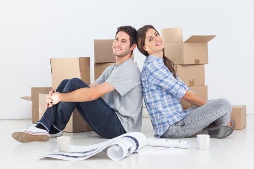 Removal van in Brent helping with a residential move