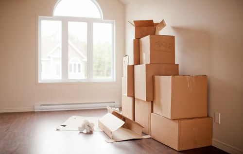 Local movers loading items for removal services in Brent