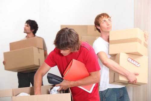 Commercial removal service assisting a business relocation in Brent
