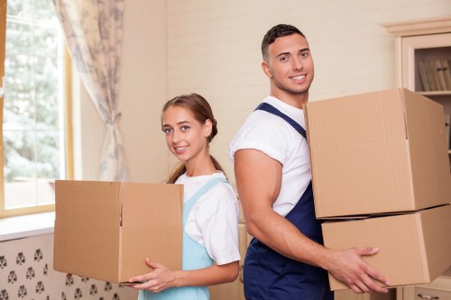 Packing and moving preparation for a Brent household