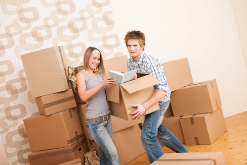 Local Brent removal company handling a moving day efficiently